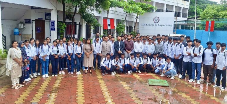 Reference: inaugural batch group photo, academic year 2025–26 (first cohort).